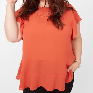 Stella & Dot Addison Top - Burnt Orange